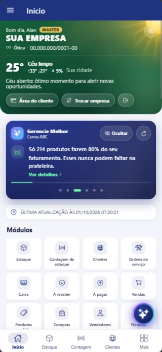 Gerencie Cloud no celular